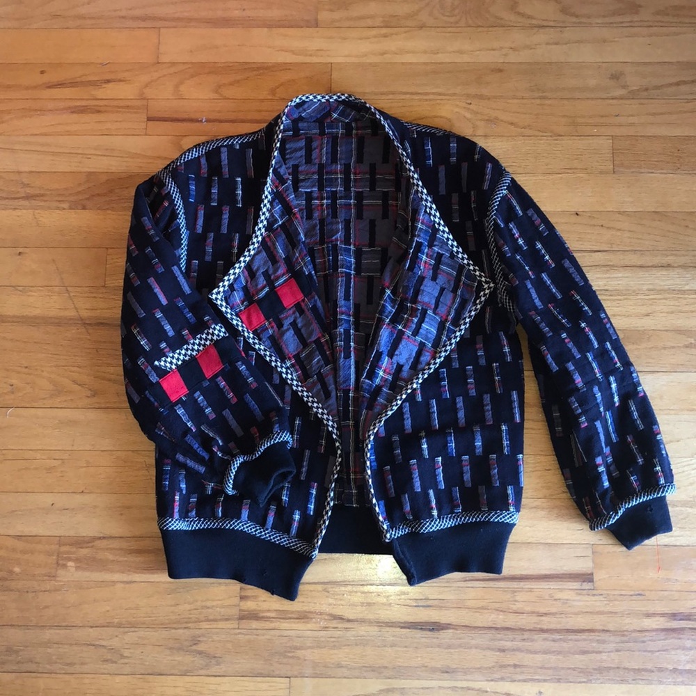 Vintage open jacket reversible beautiful made 90s